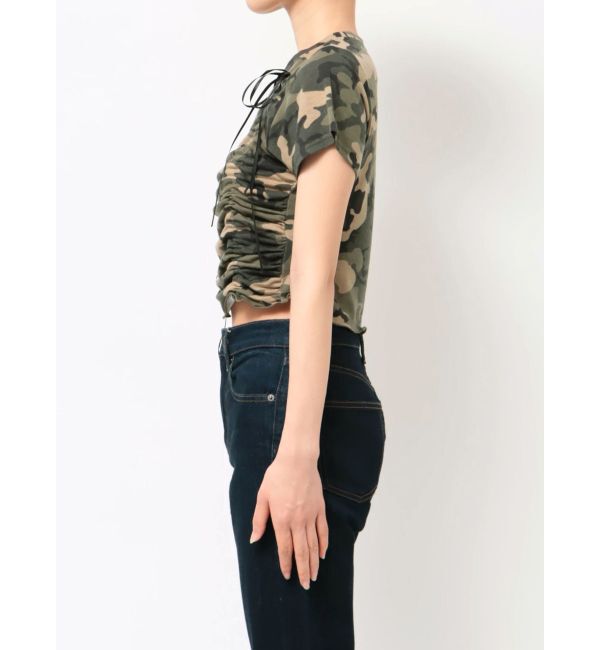 EVRIS「カモフラリボンショートTシャツ」|Tシャツ・カットソー|