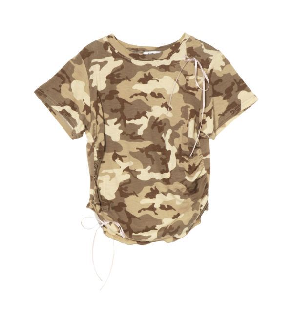 EVRIS「カモフラリボンショートTシャツ」|Tシャツ・カットソー|