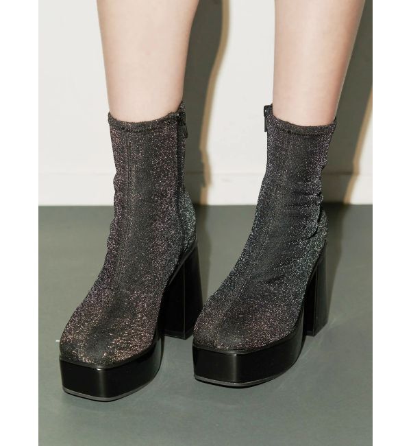 EVRIS「スリムチャンキーブーツ」|ショートブーツ|