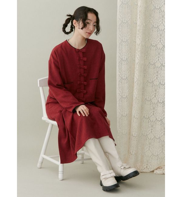 merry jenny「リボンプリーツミディスカート【セットアップ着用可能】」|スカート|