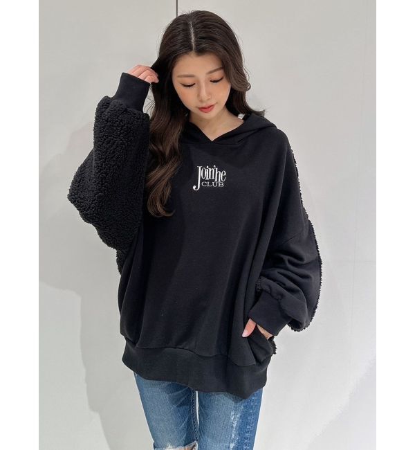 GYDA「ボアドッキングBIGパーカー」|パーカー|