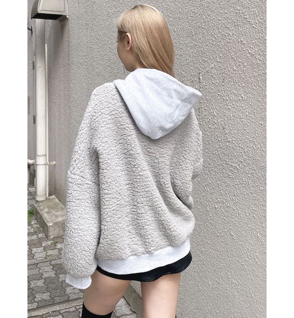 GYDA「ボアドッキングBIGパーカー」|パーカー|