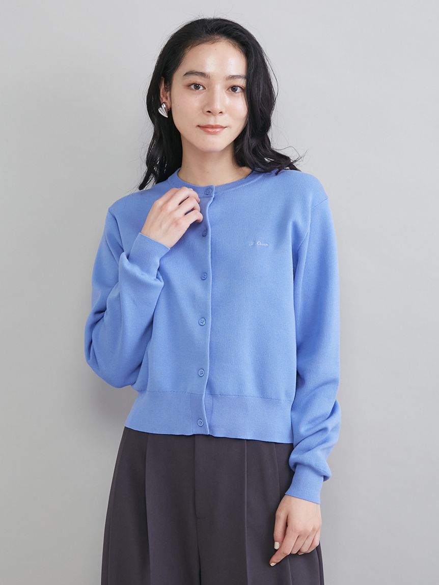 Mila Owen「【ウォッシャブル】【UVカット】クロップドフォルムカーディガン」|カーディガン|