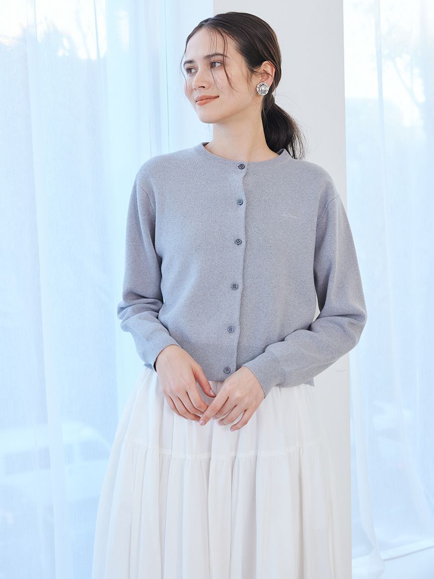 Mila Owen「【ウォッシャブル】【UVカット】クロップドフォルムカーディガン」|カーディガン|