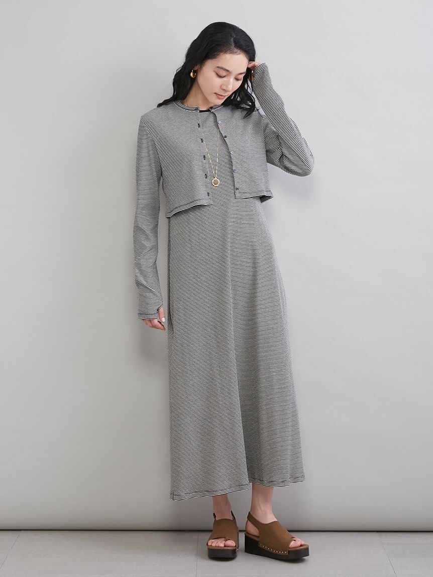 Mila Owen「UVケアテレコボレロカーディガン」|カーディガン|