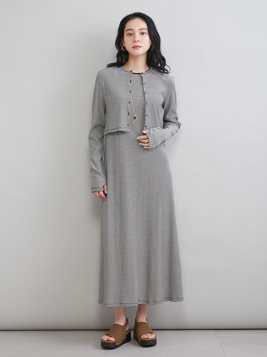 Mila Owen「UVケアテレコボレロカーディガン」|カーディガン|