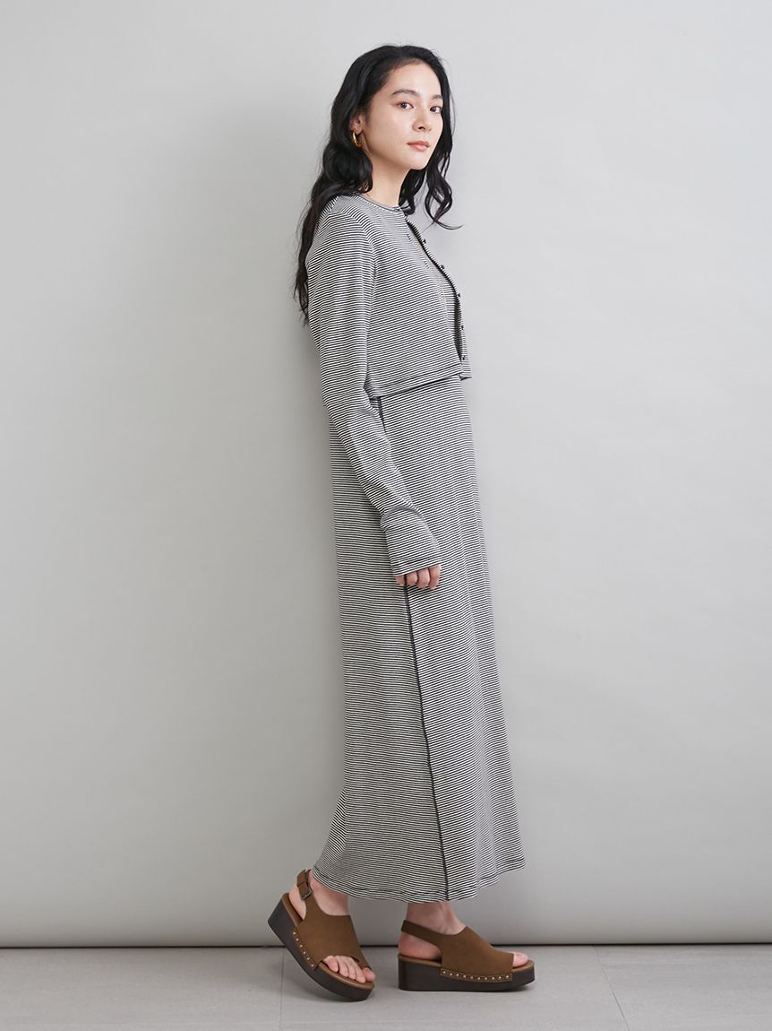 Mila Owen「UVケアテレコボレロカーディガン」|カーディガン|