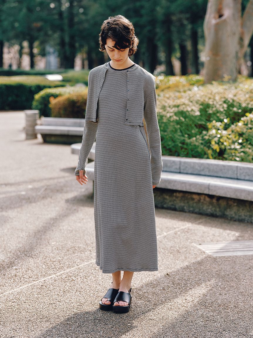 Mila Owen「UVケアテレコボレロカーディガン」|カーディガン|