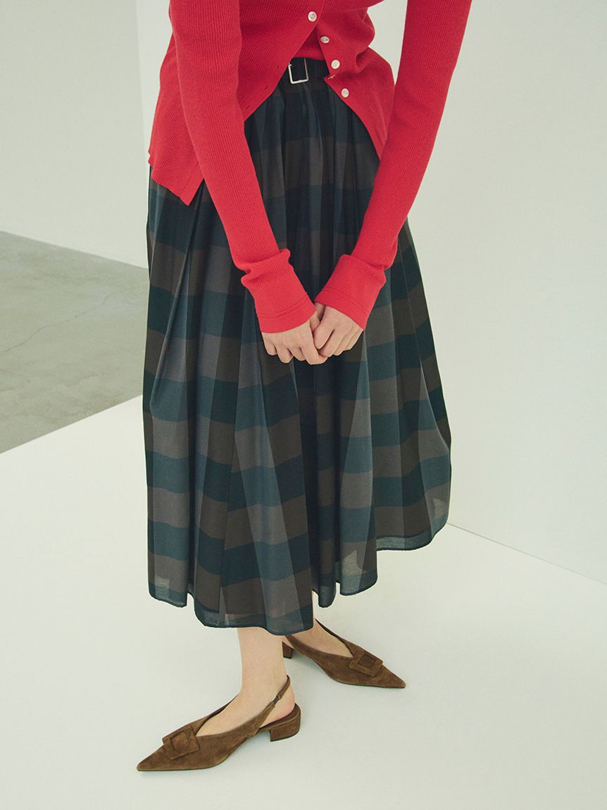 Mila Owen「UVケアシアーリブニットカーディガン」|カーディガン|