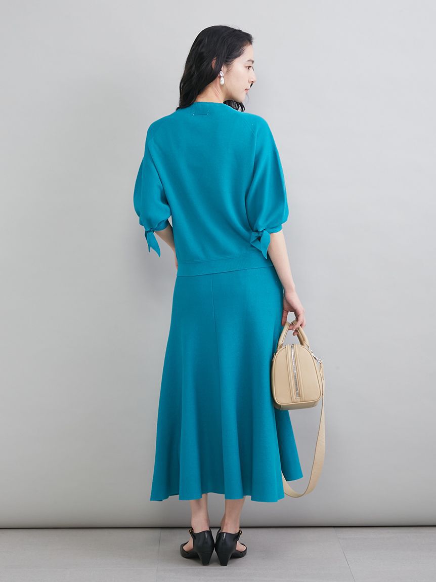 Mila Owen「【ウォッシャブル】ドライタッチフレアニットスカート」|スカート|