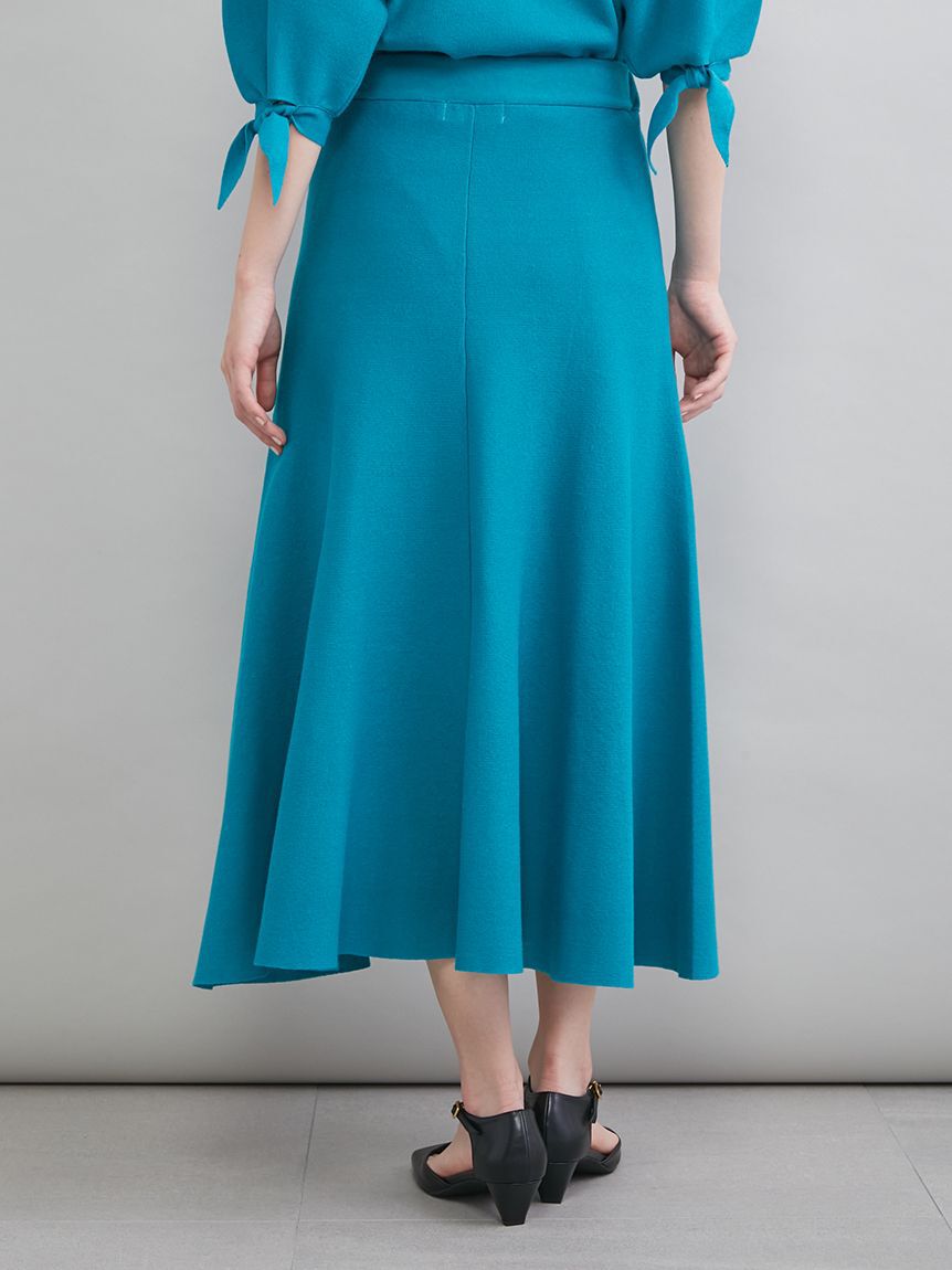 Mila Owen「【ウォッシャブル】ドライタッチフレアニットスカート」|スカート|