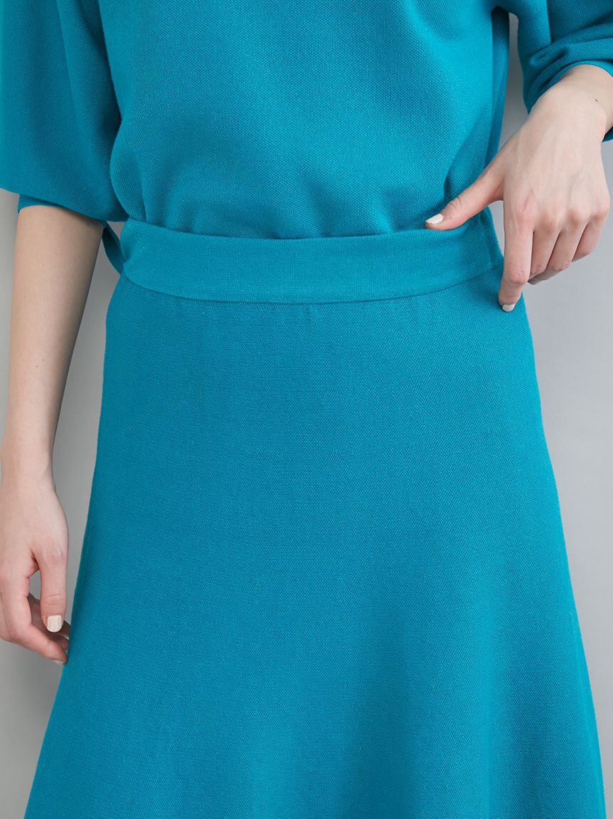 Mila Owen「【ウォッシャブル】ドライタッチフレアニットスカート」|スカート|