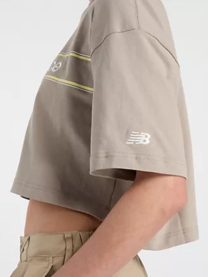 NEW BALANCE 「【New Balance for emmi】Athletics リニアロゴTシャツ」|Tシャツ・カットソー|