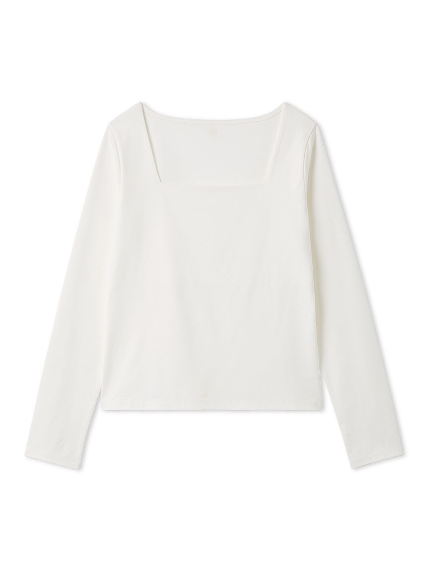 FRAY I.D「スクエアネックTシャツ／接触冷感」|Tシャツ・カットソー|