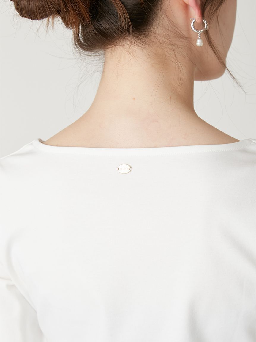 FRAY I.D「スクエアネックTシャツ／接触冷感」|Tシャツ・カットソー|