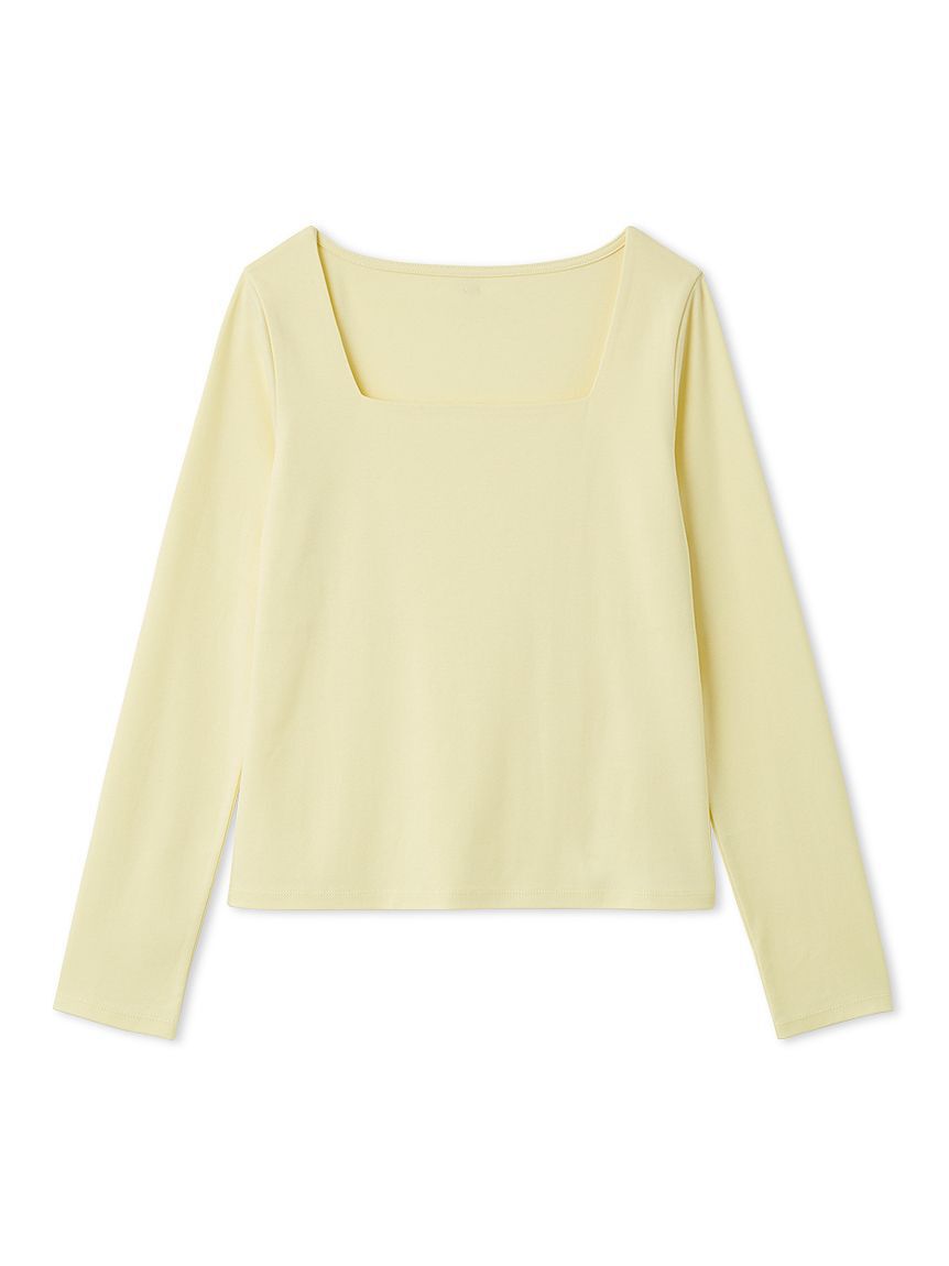 FRAY I.D「スクエアネックTシャツ／接触冷感」|Tシャツ・カットソー|YEL