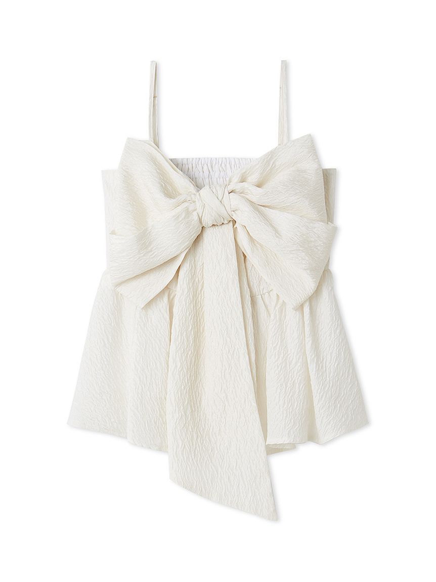 FRAY I.D「リボンペプラムキャミトップス」|キャミソール|