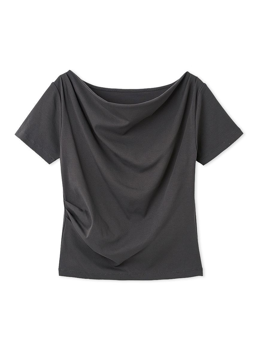 FRAY I.D「ドレープネックオフショルカットソー／ウォッシャブル」|Tシャツ・カットソー|