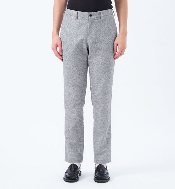 MACKINTOSH PHILOSOPHY「テーラードジャージーパンツ 杢カラミストレッチ」|スラックス|