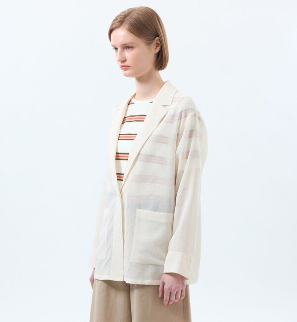 MACKINTOSH PHILOSOPHY「シアーガーゼライトジャケット」|テーラードジャケット|