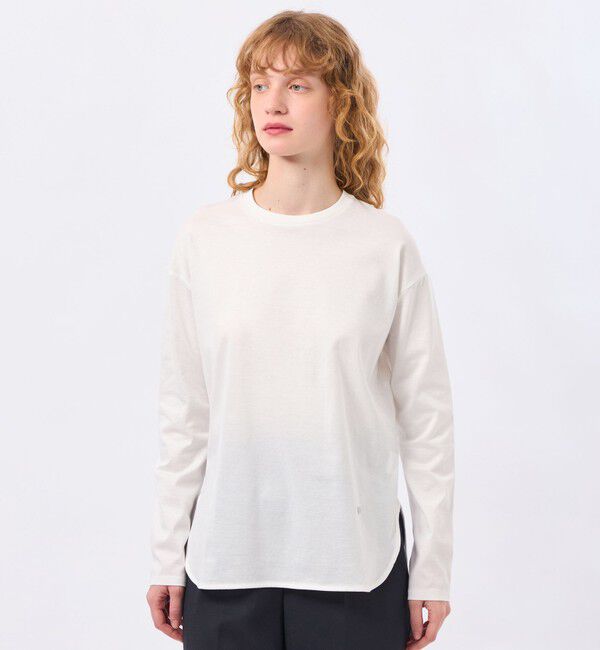 MACKINTOSH PHILOSOPHY「ラウンドヘムシルケットカットソー」|Tシャツ・カットソー|オフホワイト