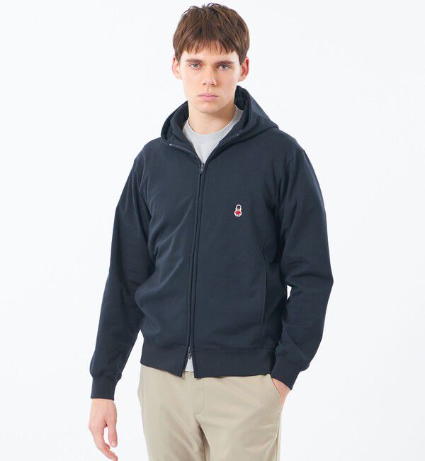 MACKINTOSH PHILOSOPHY「バッキンガムベア ライトフリース ジップパーカ」|ブルゾン・スタジャン|ネイビー
