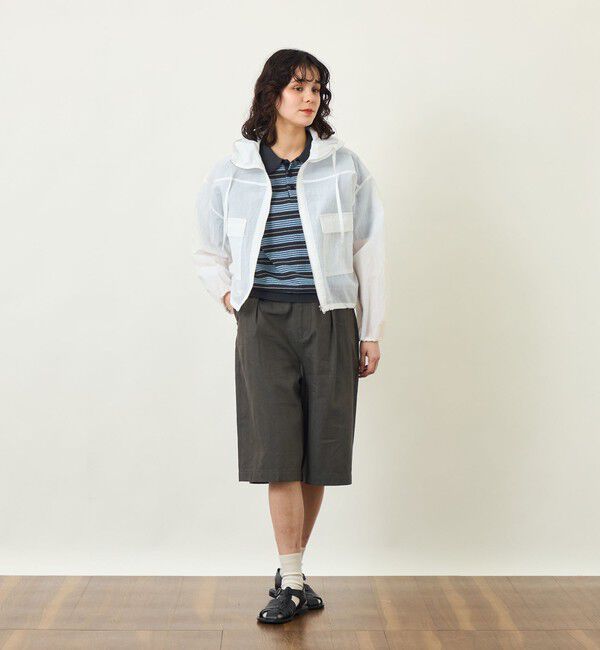 MACKINTOSH PHILOSOPHY「GREY LABEL シアーフーデットブルゾン」|ブルゾン・スタジャン|