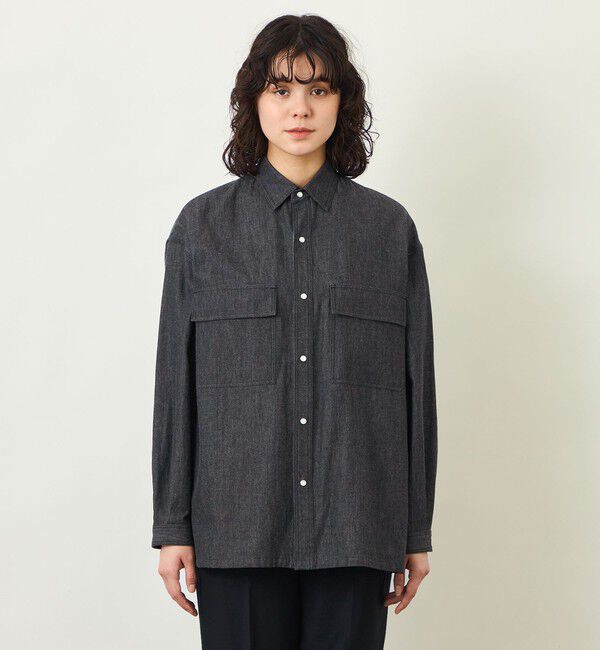 MACKINTOSH PHILOSOPHY「GREY LABEL ライトデニムワークシャツ」|シャツ・ブラウス|