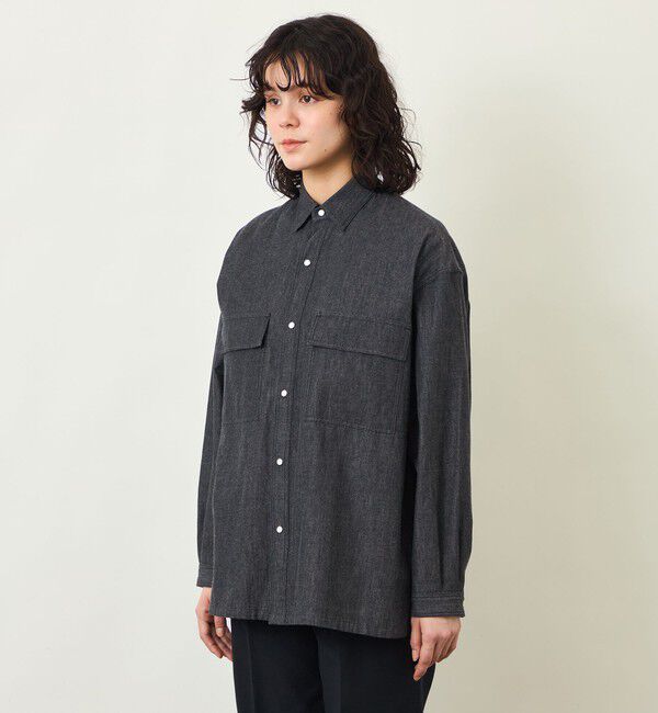 MACKINTOSH PHILOSOPHY「GREY LABEL ライトデニムワークシャツ」|シャツ・ブラウス|