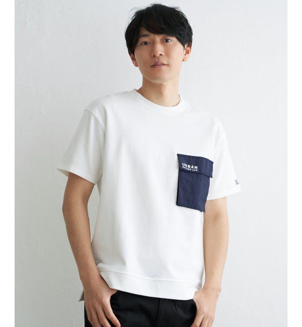 ikka「URBAN NATURE LIFE フラップポケットTシャツ」|Tシャツ・カットソー|