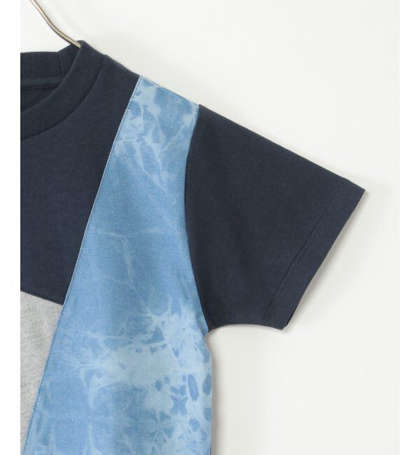 ikka kids「ブリーチデニムブロックスＴ」|Tシャツ・カットソー|