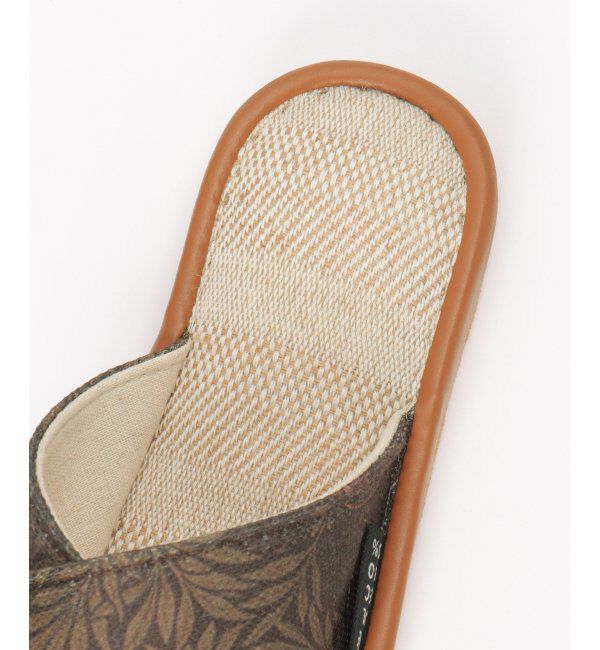 TOKYO DESIGN CHANNEL「絵画プリントモリスフルーツクロススリッパ」|ルームシューズ|