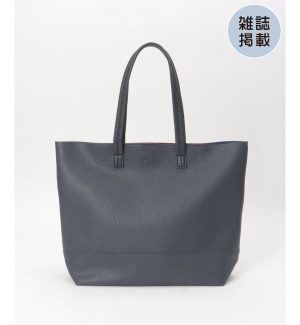 ikka「【雑誌MonoMax4月号掲載】5ポケットシュリンクトートバッグ」|その他|ネイビーブルー