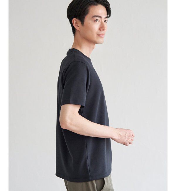 ikka「ポンチスリーメン刺繍Tシャツ」|Tシャツ・カットソー|