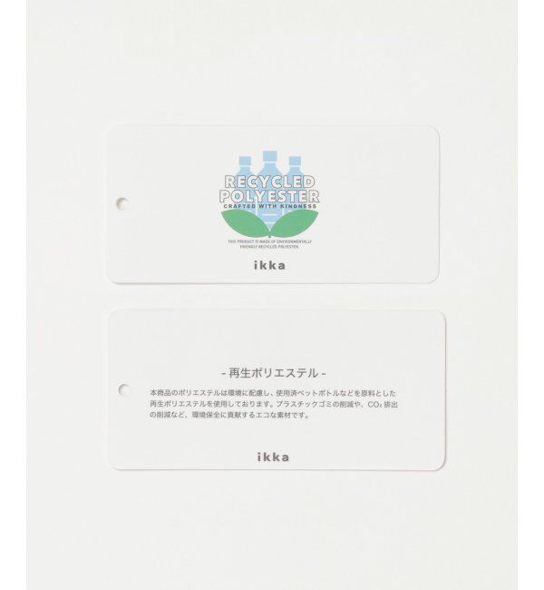 ikka「ポンチスリーメン刺繍Tシャツ」|Tシャツ・カットソー|