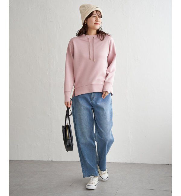 ikka「【雑誌InRed4月号掲載】GOKU楽カノコダンボールプルオーバー【親子コーデ】」|パーカー|