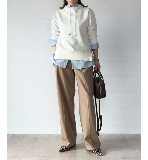 ikka「【雑誌InRed4月号掲載】GOKU楽カノコダンボールプルオーバー【親子コーデ】」|パーカー|