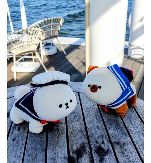 Lbc with Life「PLUFFY かぶりもの マリン」|クッション・クッションカバー|