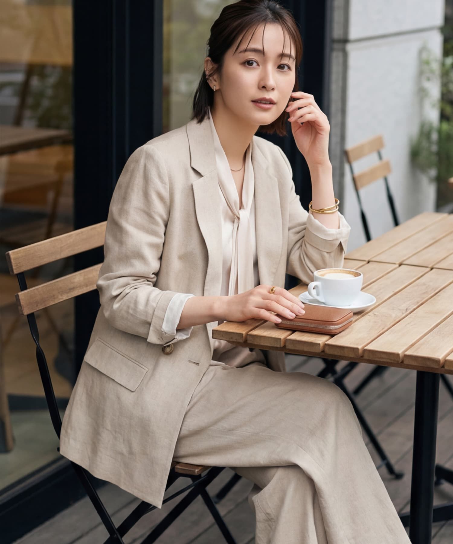 STYLE DELI「【DELI by】ミニマルリアルレザーカードウォレット」|名刺入れ・カードケース|