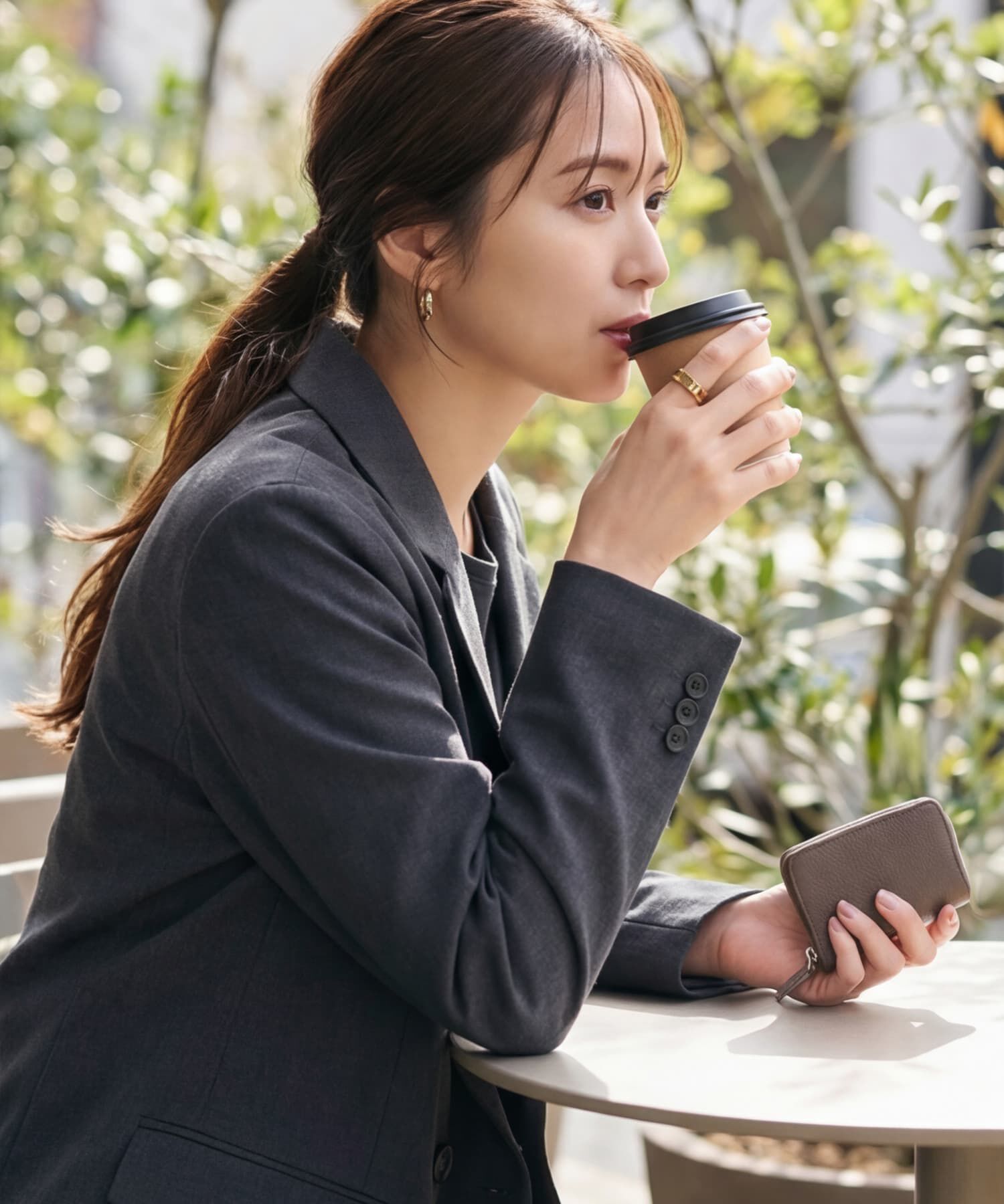 STYLE DELI「【DELI by】ミニマルリアルレザーカードウォレット」|名刺入れ・カードケース|