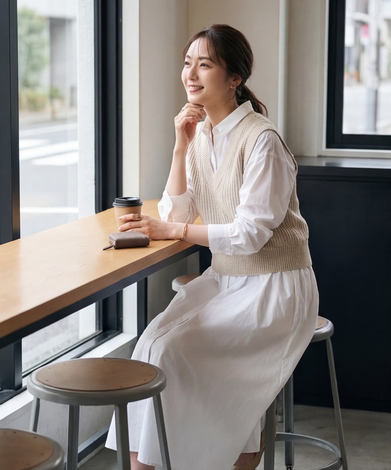 STYLE DELI「【DELI by】ミニマルリアルレザーカードウォレット」|名刺入れ・カードケース|