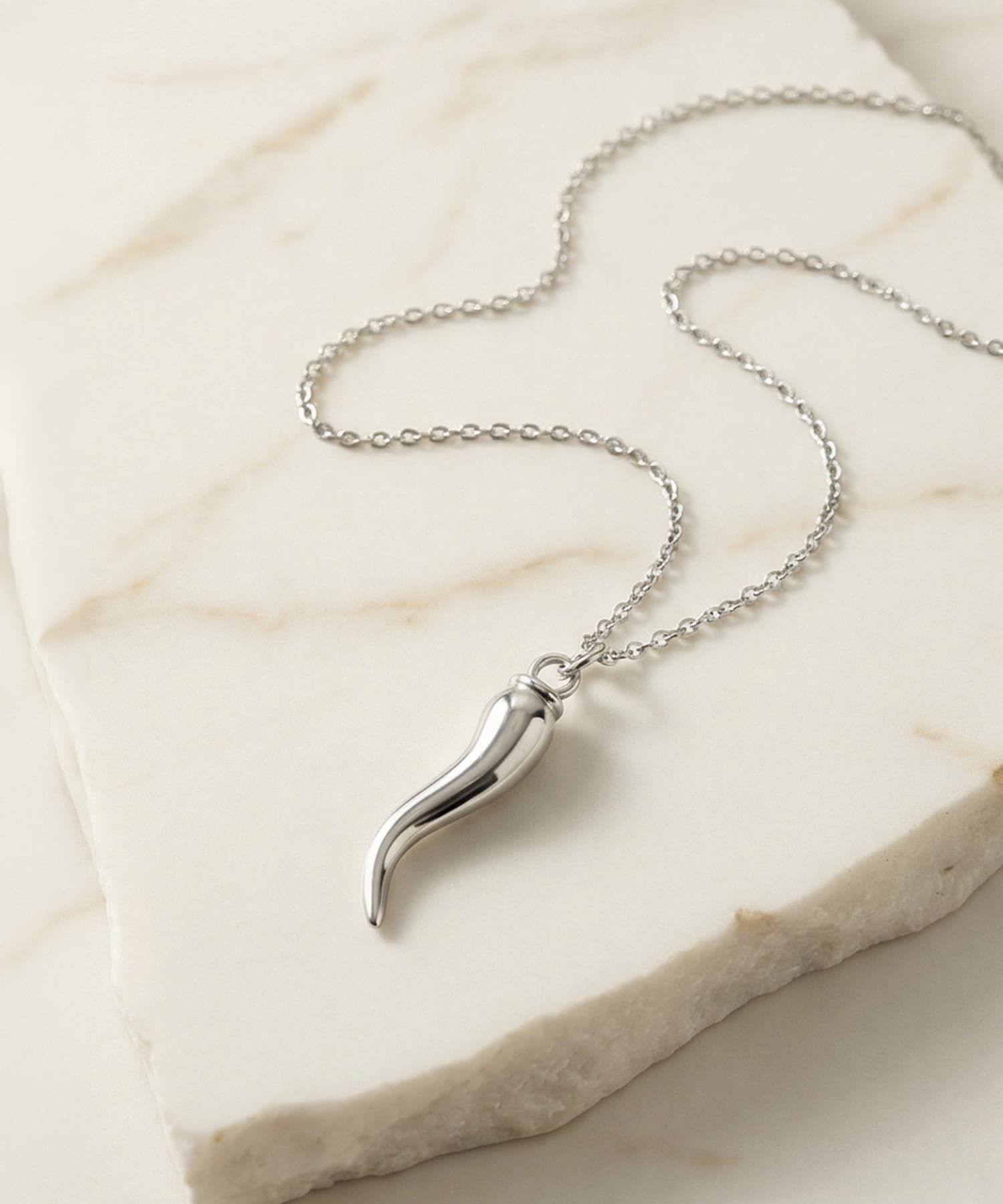 STYLE DELI「【DELI by】イタリアンホーン・ペッパーペンダントネックレス」|ネックレス|