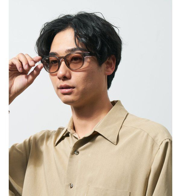  「ウェリントン型 花粉/飛沫対策 サングラス  (Zoff PROTECT 2WAY)  花粉メガネ メガネ 紫外線防止 UVカット」|サングラス|