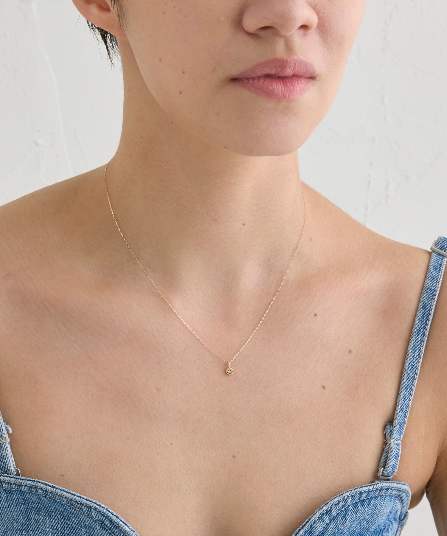 JUPITER「【K10】エブリデイスマイルモチーフネックレス/40cm」|ネックレス|