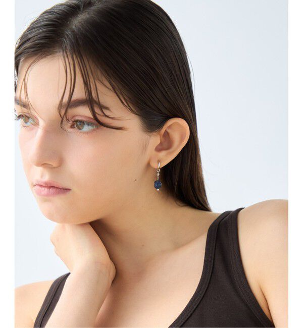 ete「ナチュラルストーン ツイストカット イヤリング」|イヤリング|