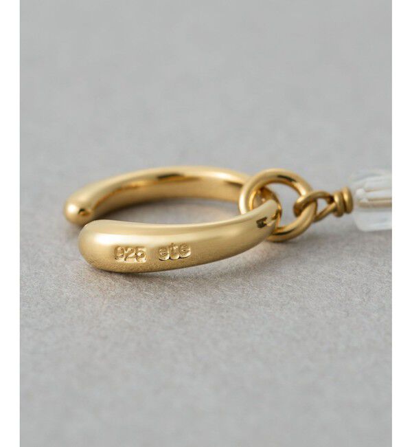 ete「ナチュラルストーン ツイストカット イヤリング」|イヤリング|