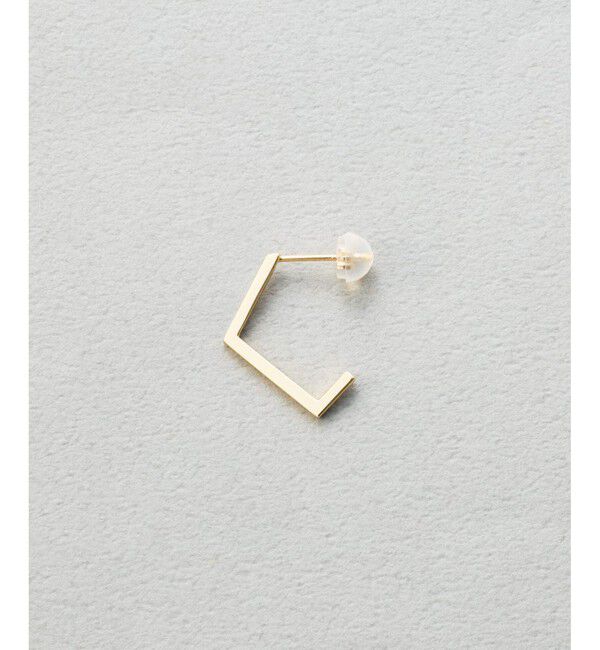 Jouete「[サスペンダー] K10YG ピアス ポリゴン」|ピアス|