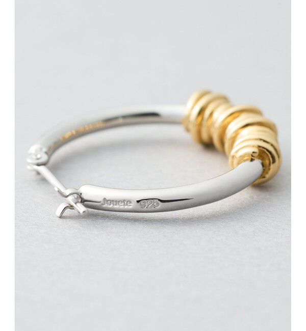 Jouete「フープピアス コイル コンビカラー」|ピアス|