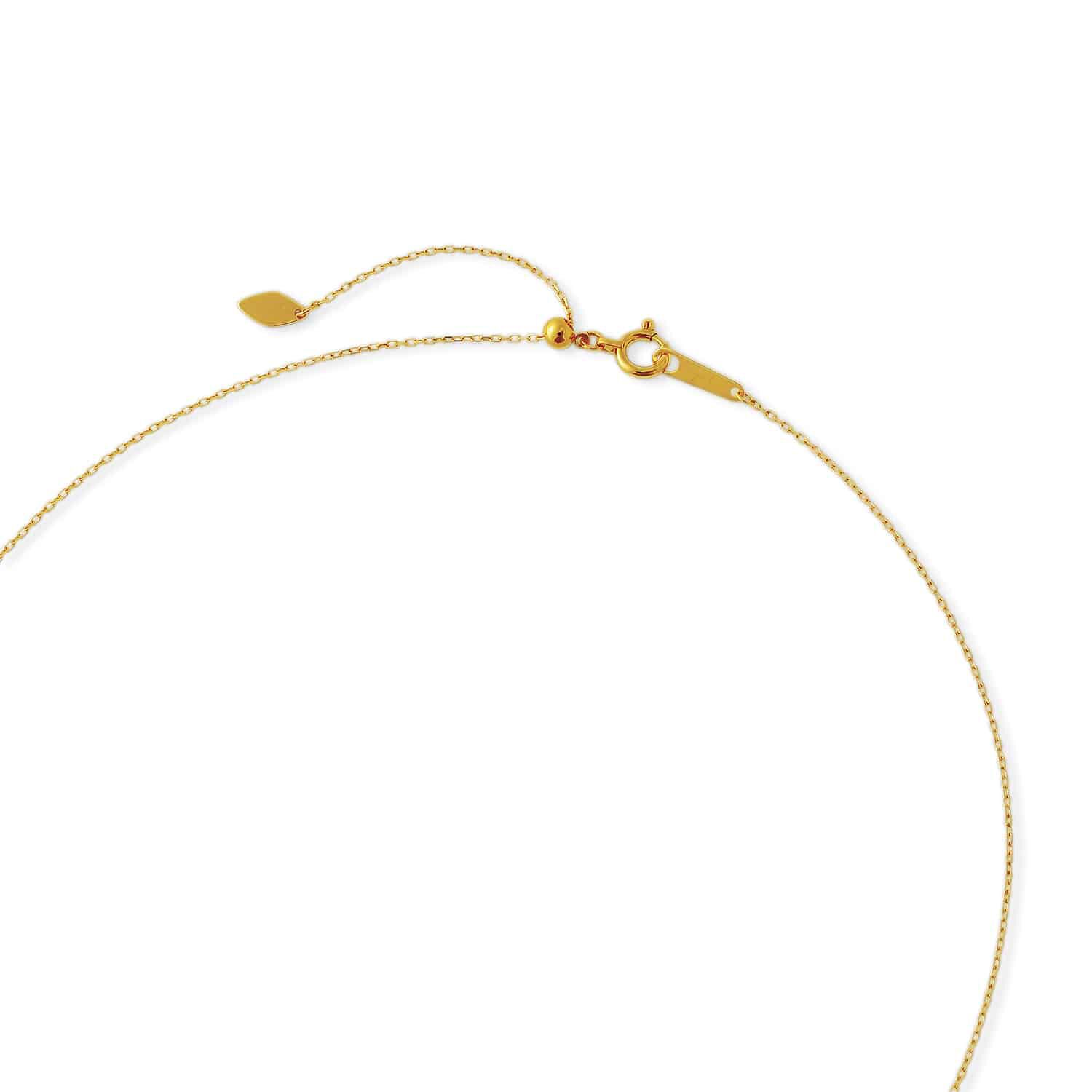 agete「K18ダイヤモンドネックレス」|ネックレス|