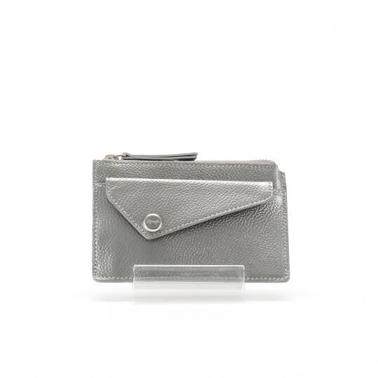 銀座かねまつ「M22555OTH【本革】フラグメントケース」|財布|シルバー